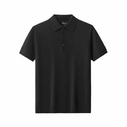 Refined Motion Polo BLACK - My Men's Shop