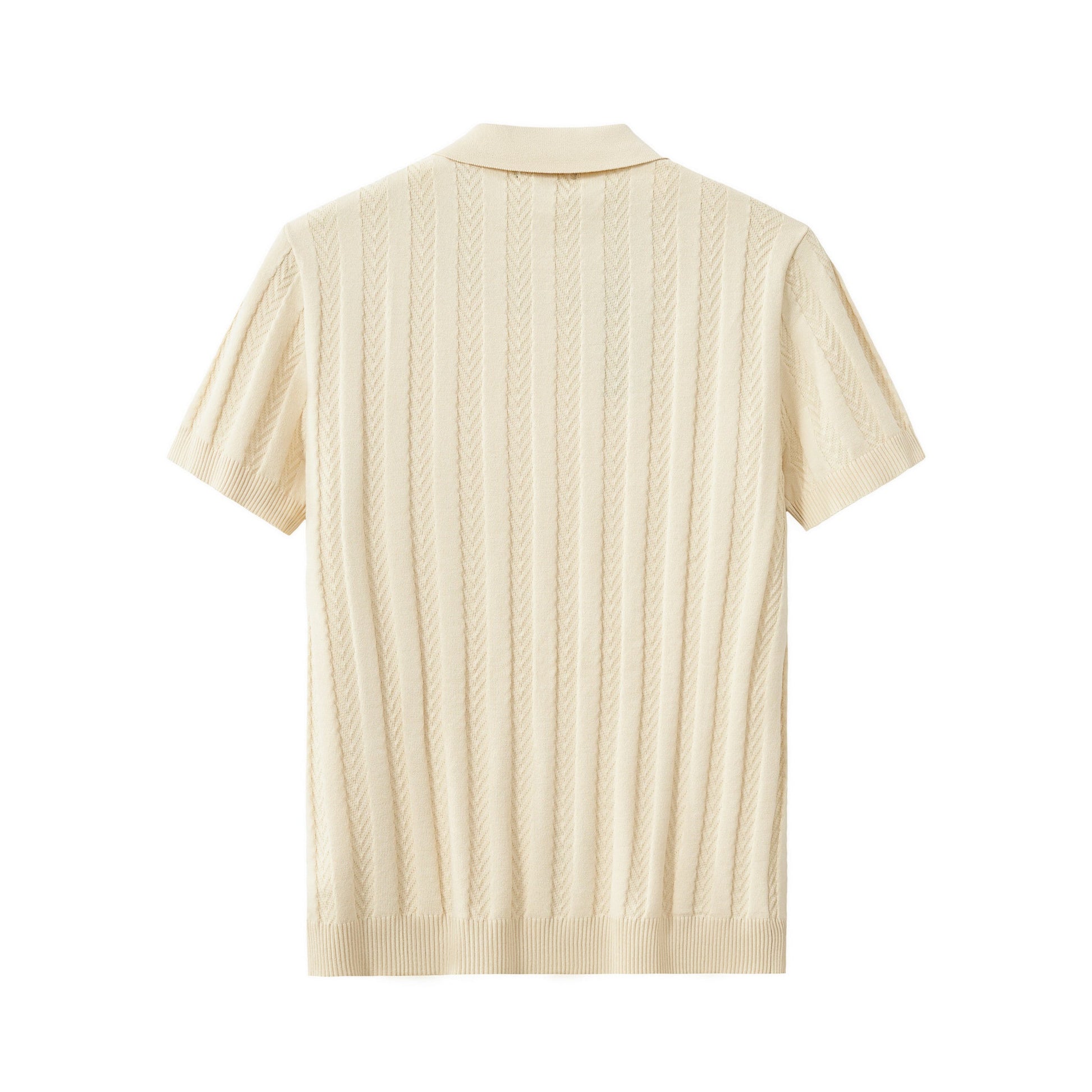 MetroLine Button Polo KHAKI - My Men's Shop