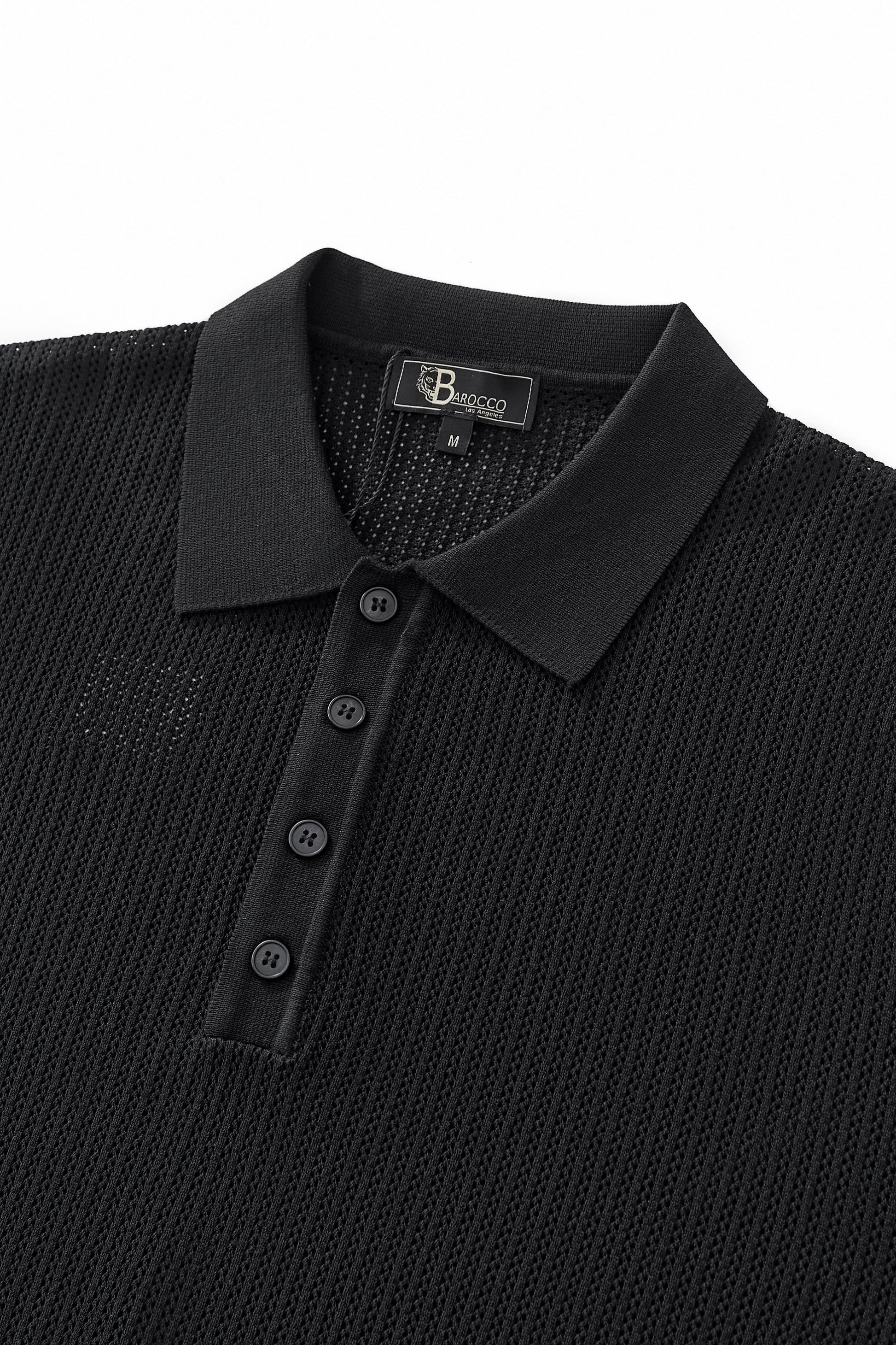 AirFlex Mesh Polo BLACK - My Men's Shop