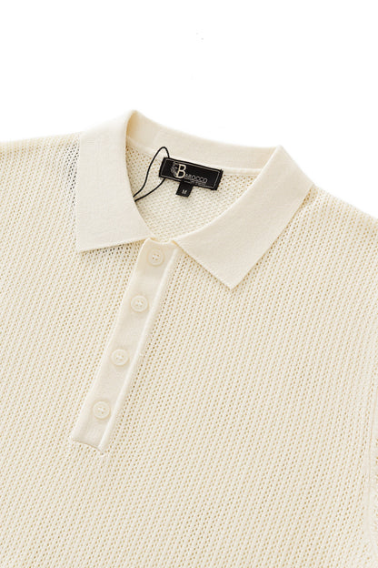AirFlex Mesh Polo IVORY - My Men's Shop