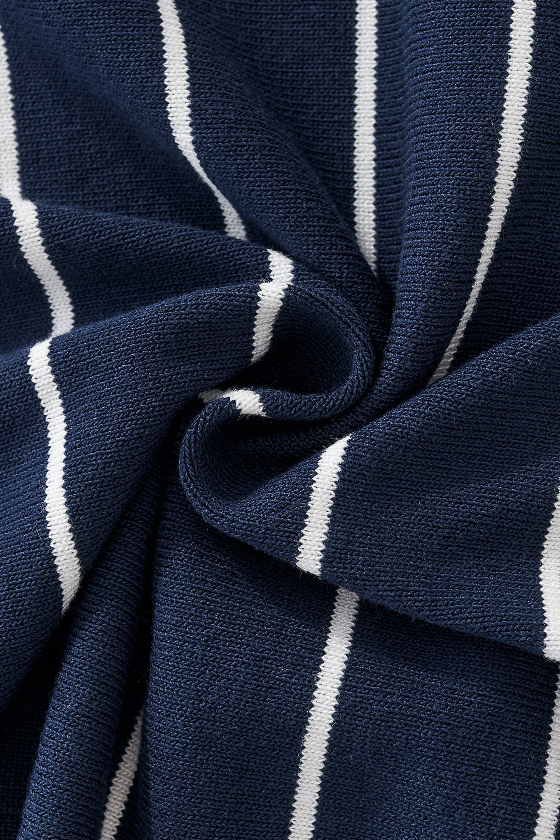 ModStripe Knit Shirt NAVY/WHITE - My Men's Shop