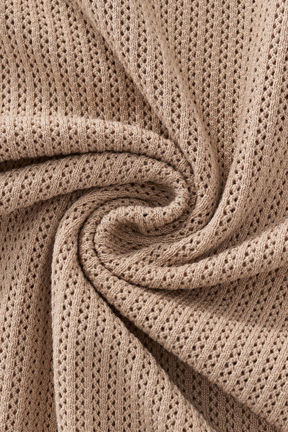 EdgeTrim Mesh Polo KHAKI - My Men's Shop