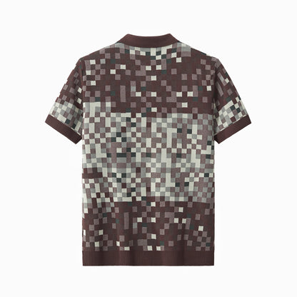 Pixel Fade Polo KHAKI
