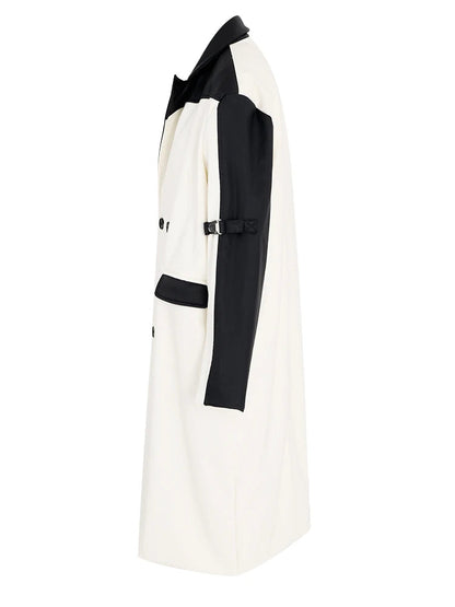 Gabardina de cuero sintético, Hudson Yards | Mujer - BYMANYC ® New York