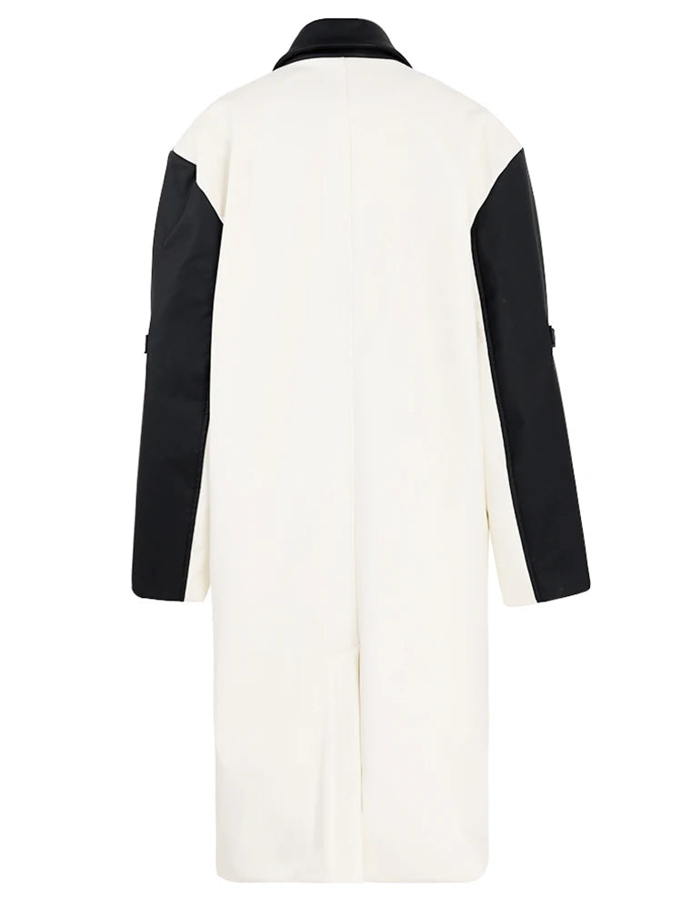Gabardina de cuero sintético, Hudson Yards | Mujer - BYMANYC ® New York