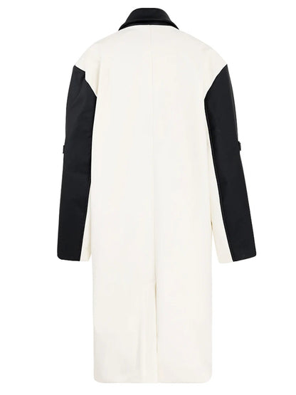 Gabardina de cuero sintético, Hudson Yards | Mujer - BYMANYC ® New York