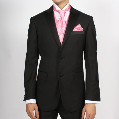 Ferrecci Mens PV50-11 Pink with White Back Vest Set