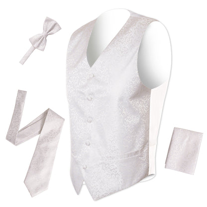 Ferrecci Mens PV50-9 Beige with Beige Back Vest Set