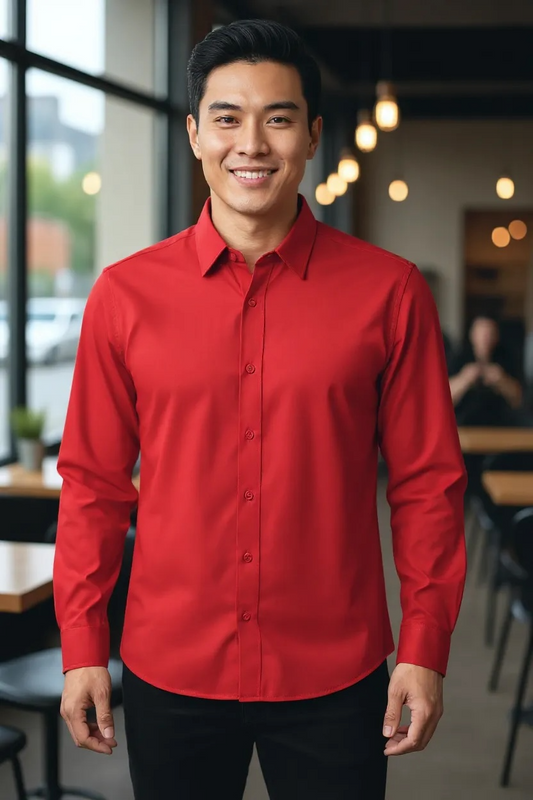 Long sleeve Casual Shirt Spandex
