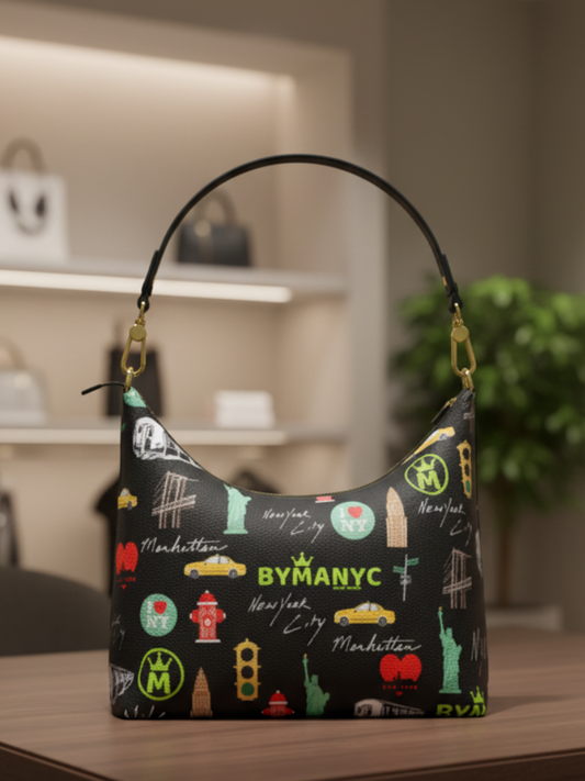RÊVERIE ÉLÉGANTE Bolso de mano Manhattan – BYMANYC ® Nueva York | Lujo Vegano y Ecológico