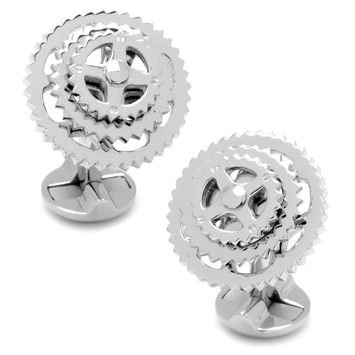 Sterling Silver Cyclist Cufflinks - My Men's Shop
