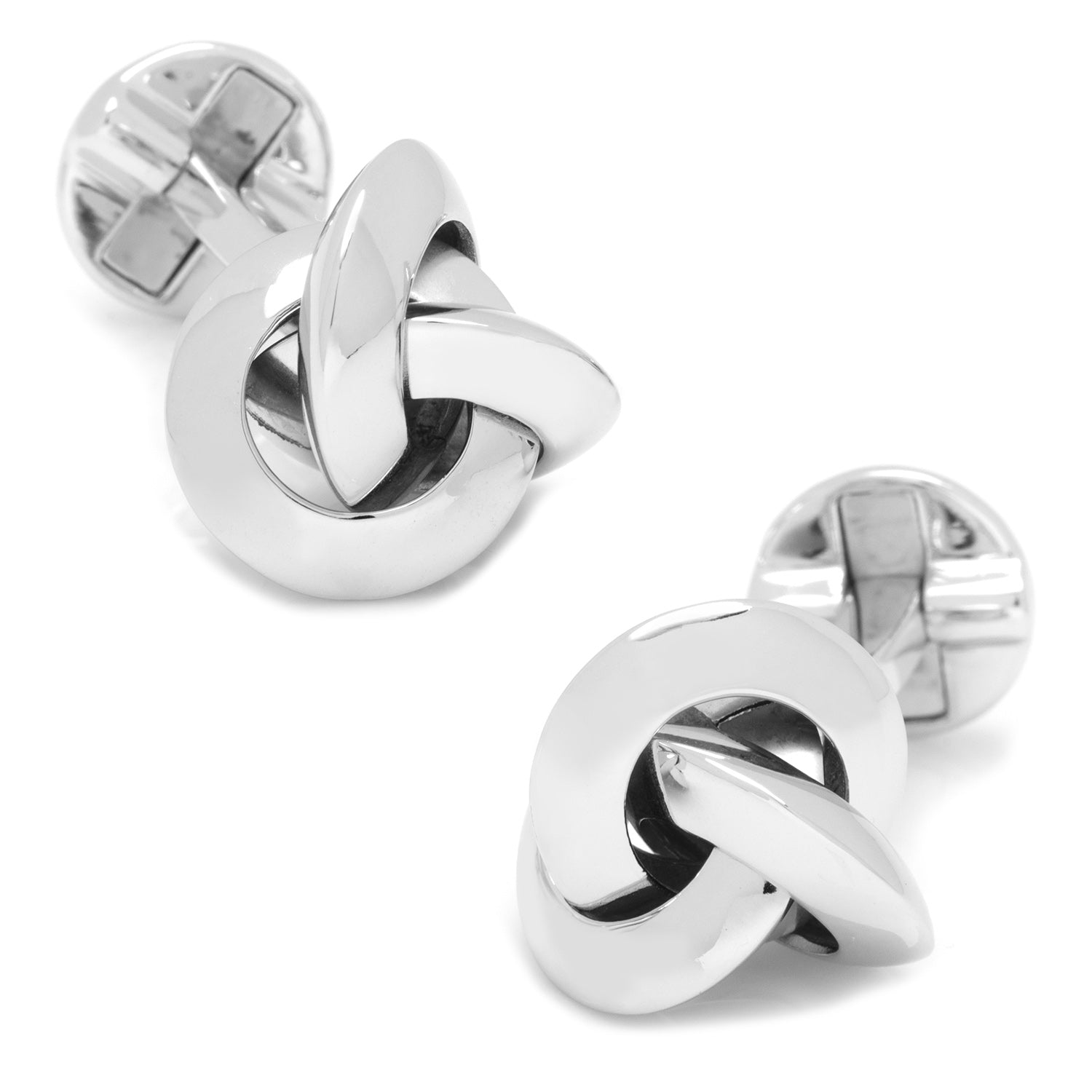Sterling Silver Knot Cufflinks - My Men's Shop