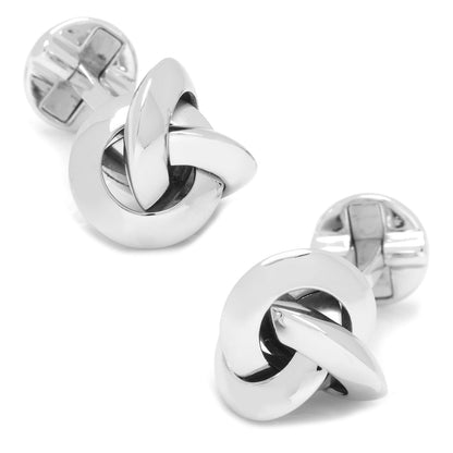 Sterling Silver Knot Cufflinks - My Men's Shop
