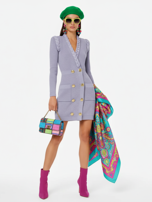 Retro Knitted Hepburn Dress For Women, Greenwich Village, BYMANYC New York. - My Men's Shop