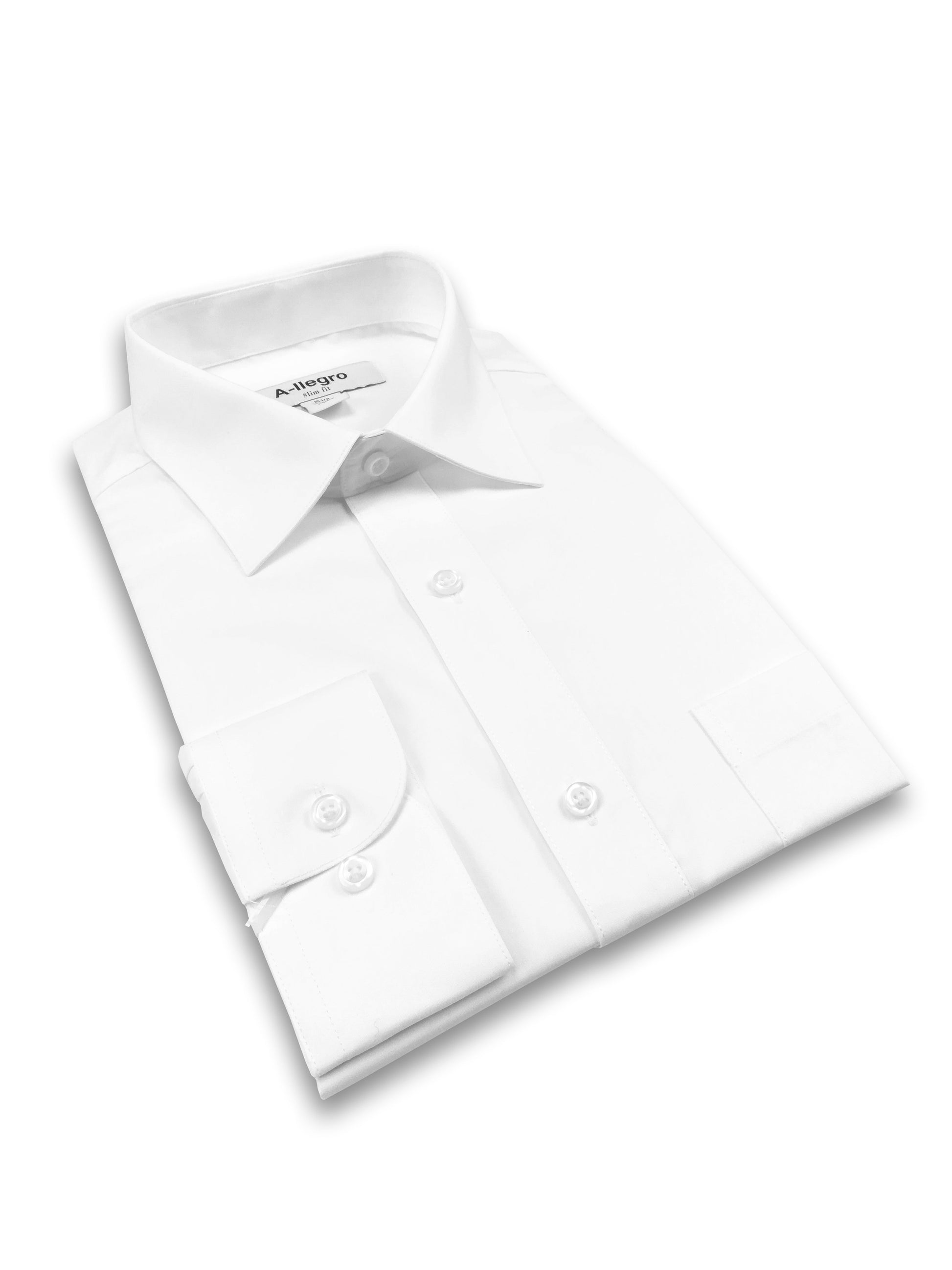 Regular Fit Stretch Shirt White / 16.5 6/7 Regular Fit Stretch Shirt White / 16.5 6/7