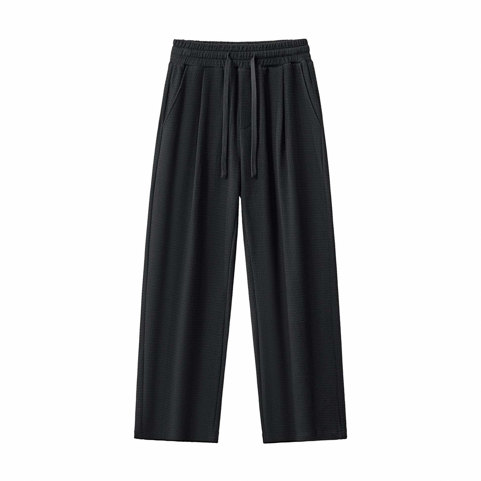 Vista Set – Waffle Textured Shirt & Pant BLACK - My Men's Shop