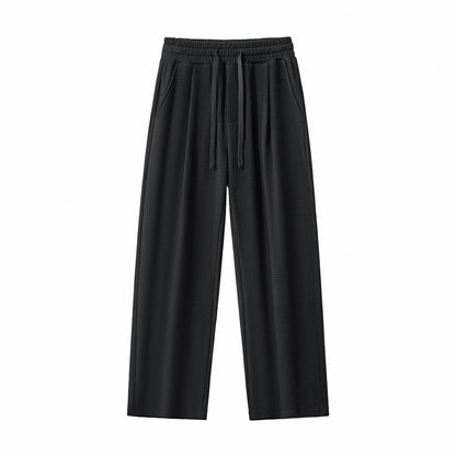 Vista Set – Waffle Textured Shirt & Pant BLACK - My Men's Shop