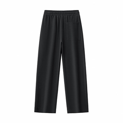 Vista Set – Waffle Textured Shirt & Pant BLACK - My Men's Shop