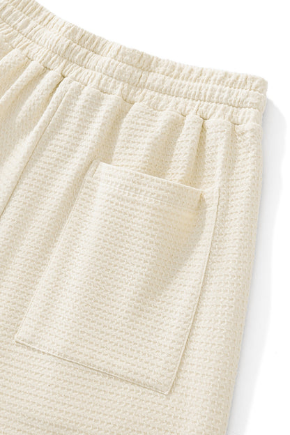 Vista Set – Waffle Textured Shirt & Pant TAUPE - My Men's Shop