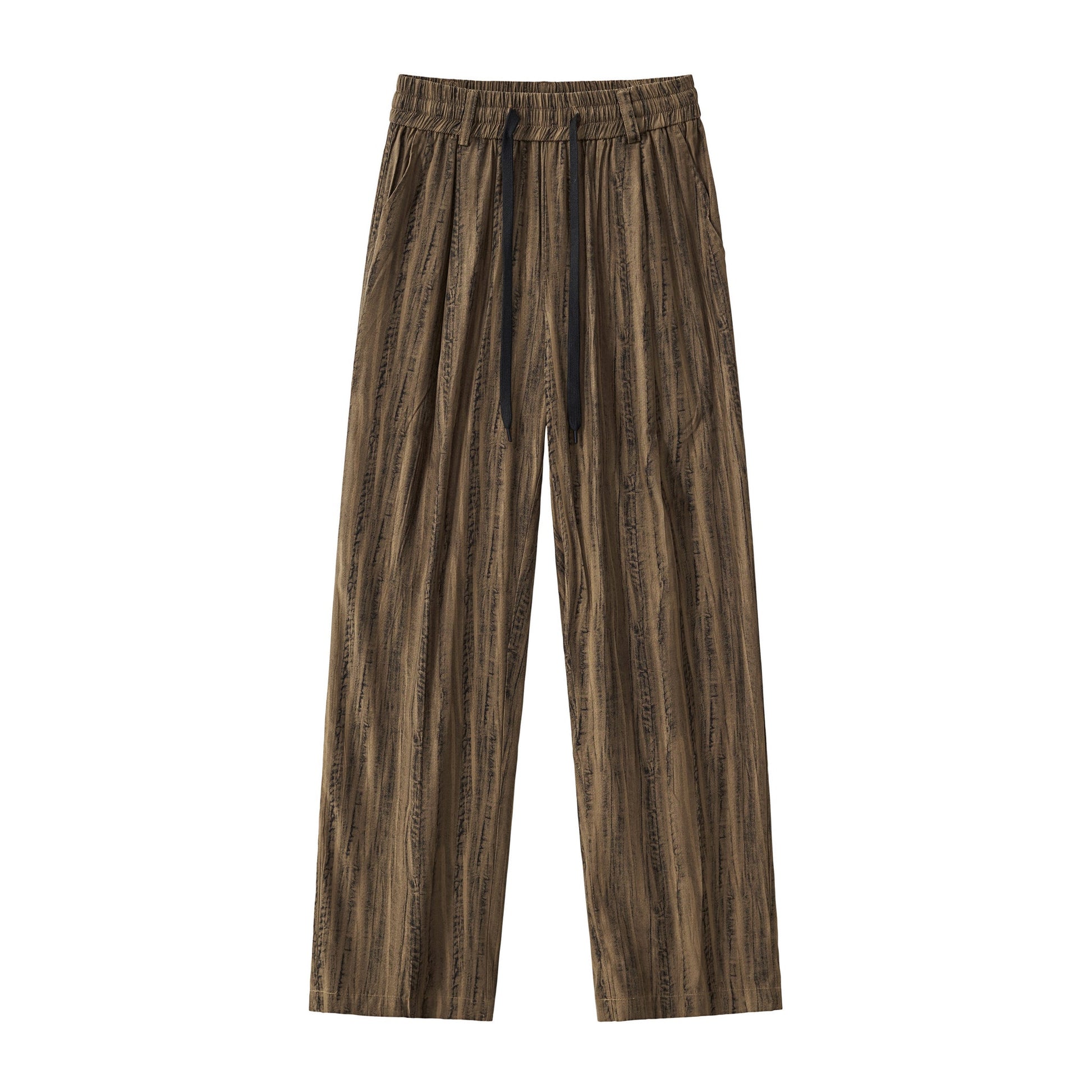 Strata Set – Printed Long Sleeve Shirt & Pant BROWN - My Men's Shop