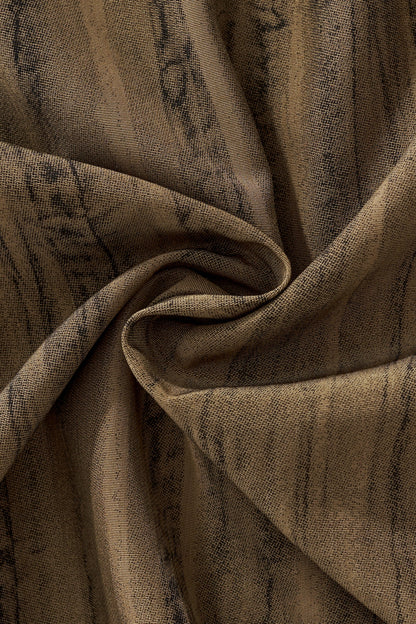 Strata Set – Printed Long Sleeve Shirt & Pant BROWN - My Men's Shop