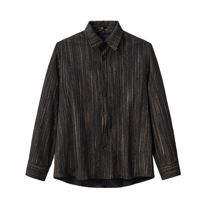 Canyon Set – Printed LS Shirt & Pleated pant BLACK - My Men's Shop
