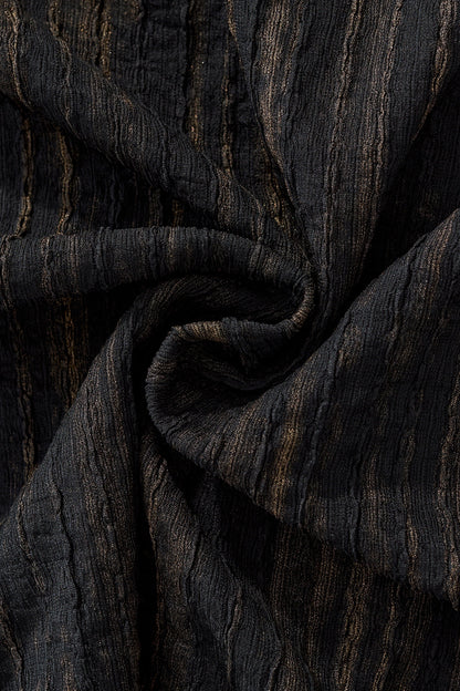 Canyon Set – Printed LS Shirt & Pleated pant BLACK - My Men's Shop