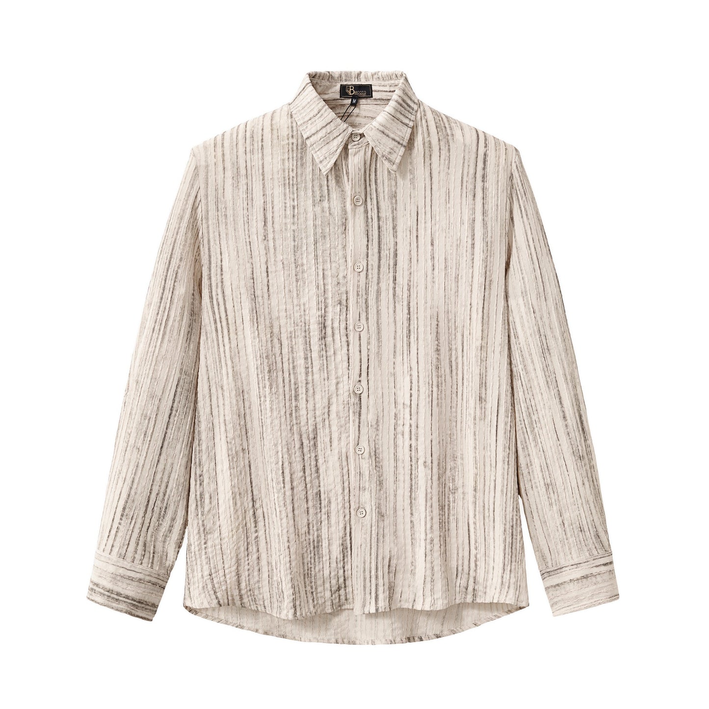 Canyon Set – Printed LS Shirt & Pleated pant TAUPE - My Men's Shop