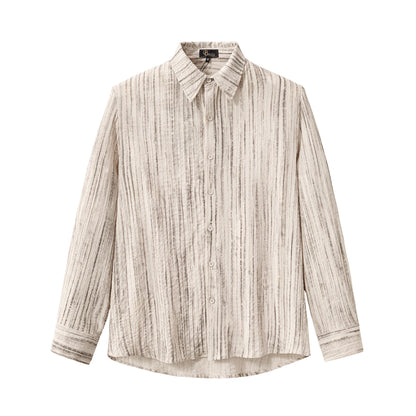 Canyon Set – Printed LS Shirt & Pleated pant TAUPE - My Men's Shop