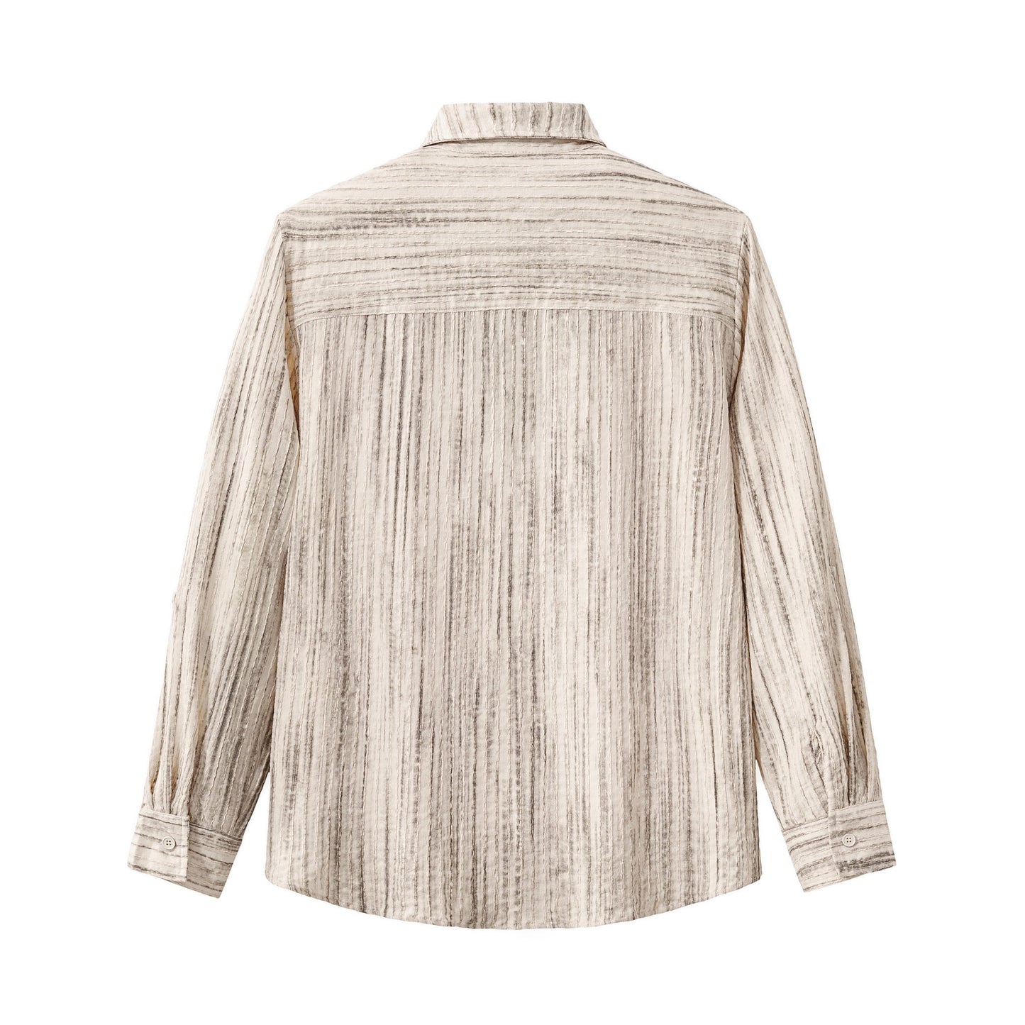 Canyon Set – Printed LS Shirt & Pleated pant TAUPE - My Men's Shop