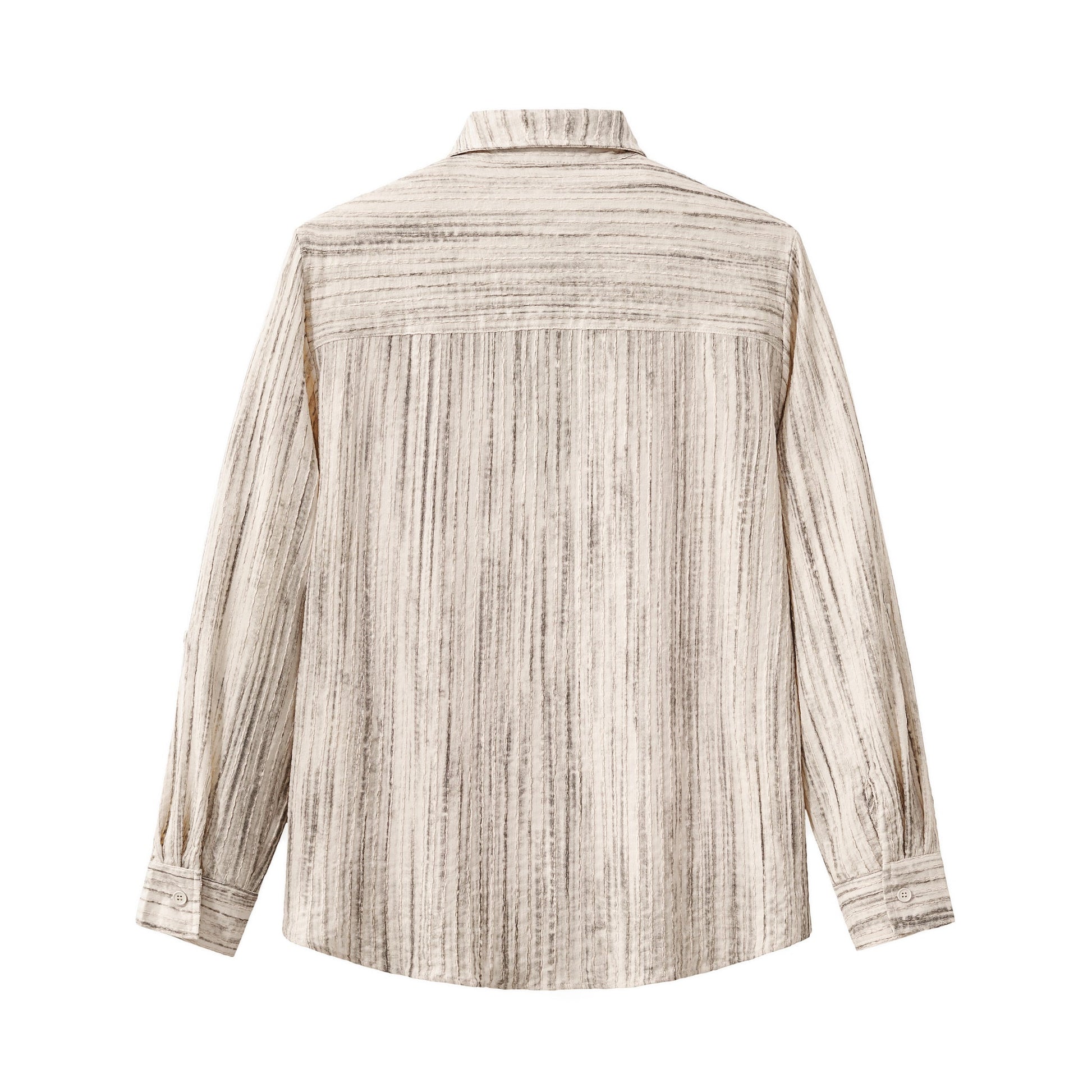Canyon Set – Printed LS Shirt & Pleated pant TAUPE - My Men's Shop