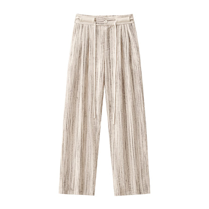 Canyon Set – Printed LS Shirt & Pleated pant TAUPE - My Men's Shop
