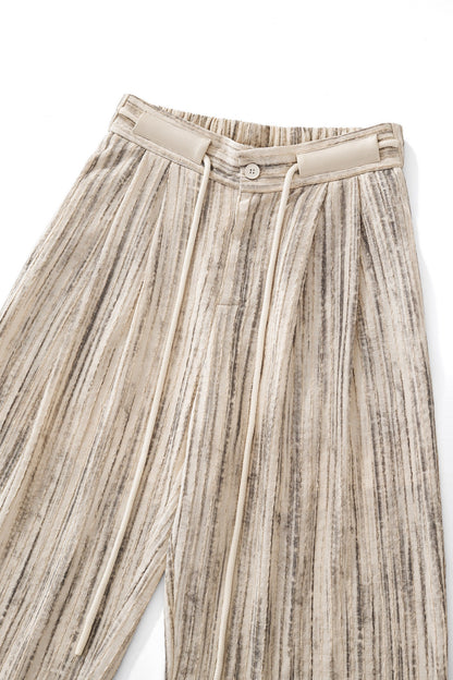 Canyon Set – Printed LS Shirt & Pleated pant TAUPE - My Men's Shop