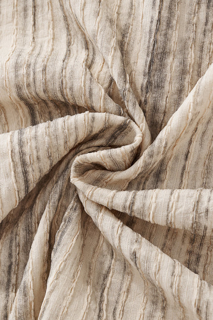 Canyon Set – Printed LS Shirt & Pleated pant TAUPE - My Men's Shop