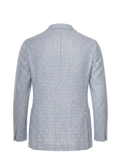 Sartorio Houndstooth Silk-Wool Sport Jacket