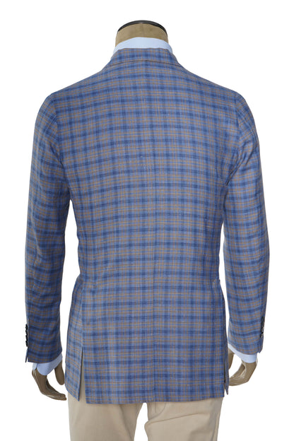 Sartorio Double Breasted Virgin Wool-Silk Sport Jacket