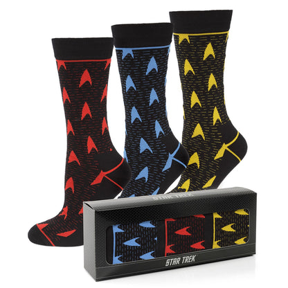 Star Trek 3 Par de calcetines Set de regalo