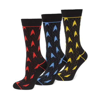 Star Trek 3 Par de calcetines Set de regalo
