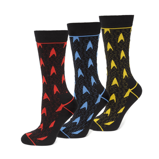 Star Trek 3 Par de calcetines Set de regalo