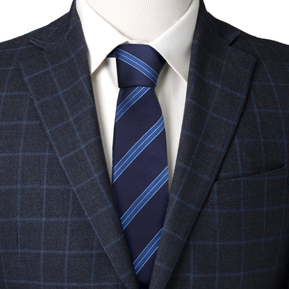 Corbata de hombre a rayas azules Star Trek Enterprise Flight