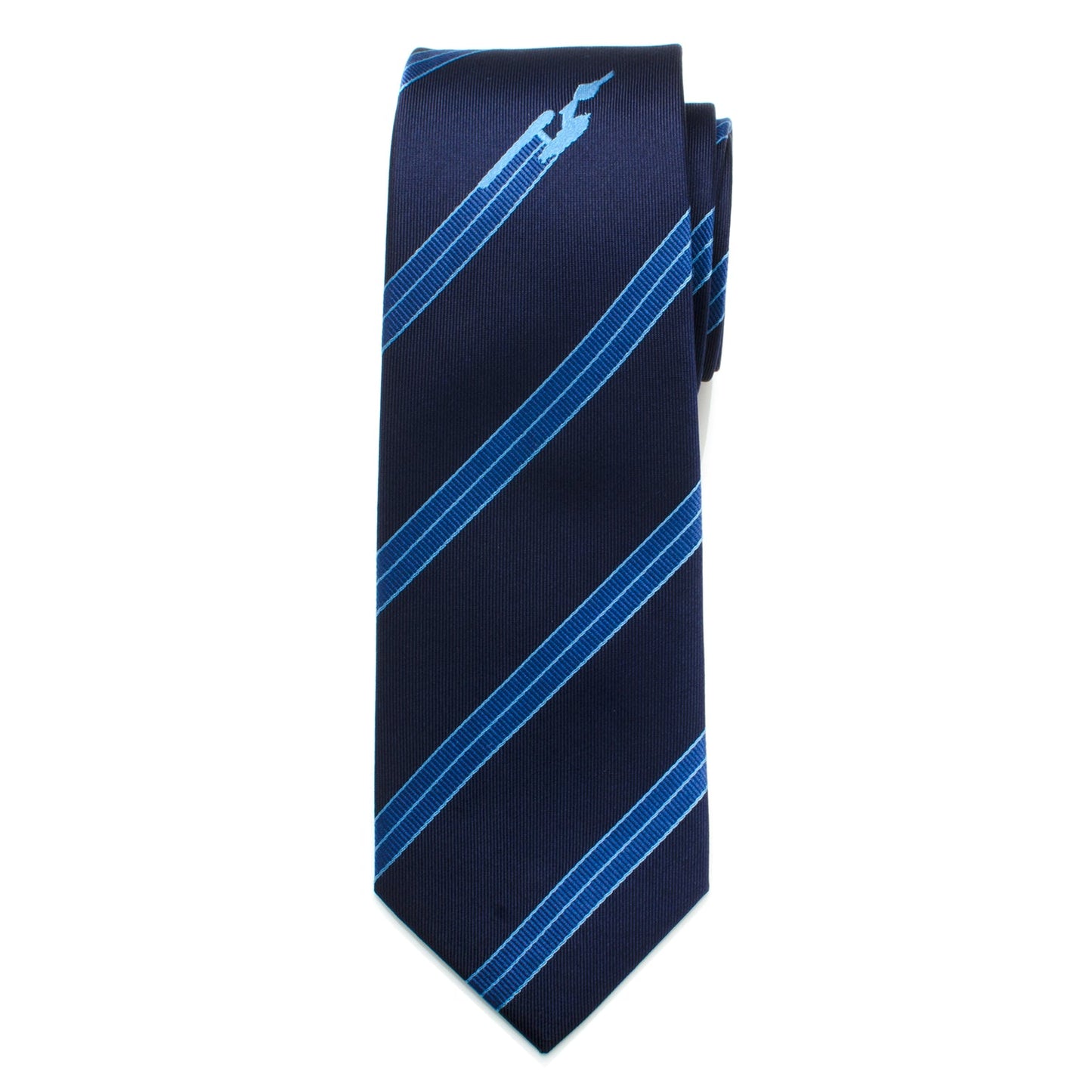 Corbata de hombre a rayas azules Star Trek Enterprise Flight