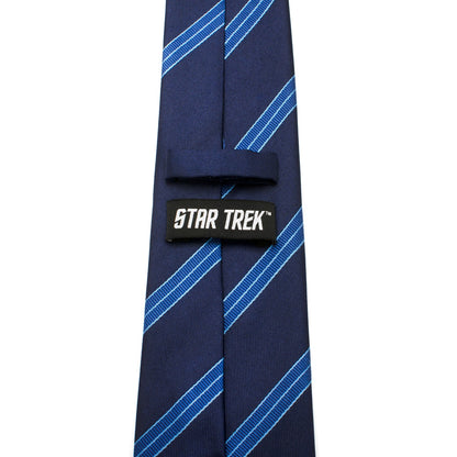 Corbata de hombre a rayas azules Star Trek Enterprise Flight
