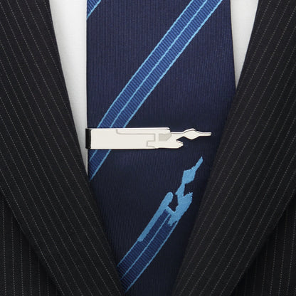 Star Trek Enterprise Silhouette Tie Bar - My Men's Shop