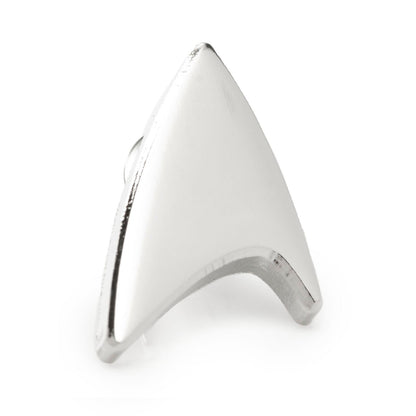 Star Trek Silver Delta Shield Lapel Pin - My Men's Shop