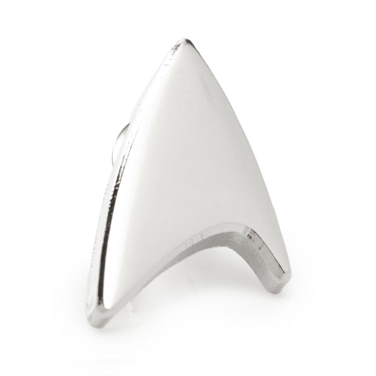 Pin de solapa del escudo Delta plateado de Star Trek