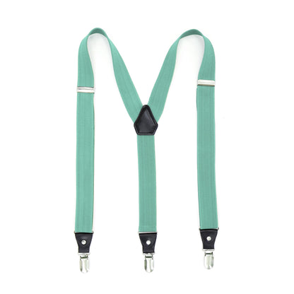 Mint Clip-On Unisex Suspenders