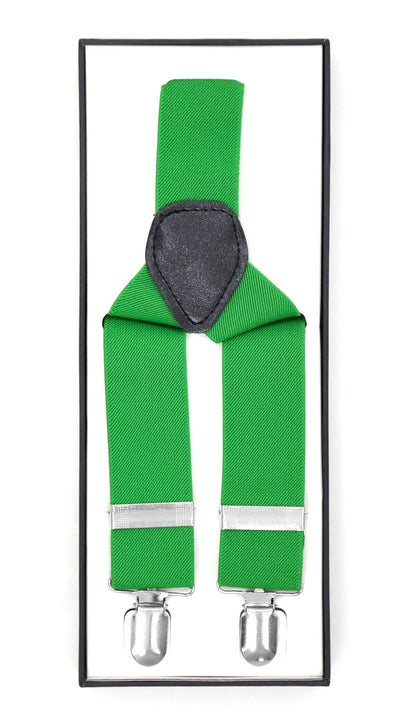 Green Vintage Style Unisex Suspenders