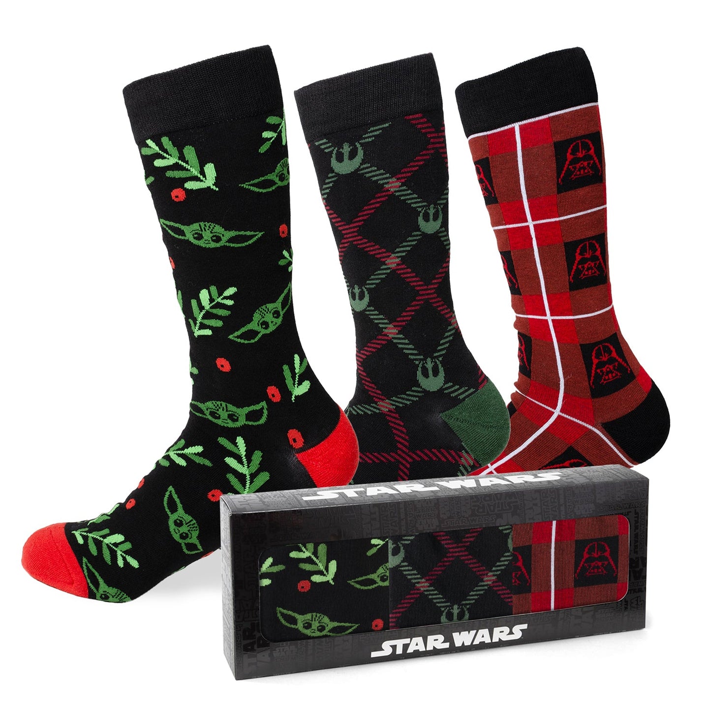 Star Wars Rebel Alliance Holiday Dress Socks and Lapel Pin Gift Set - My Men's Shop