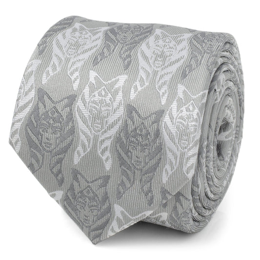 Corbata gris de Ahsoka de Star Wars para hombre