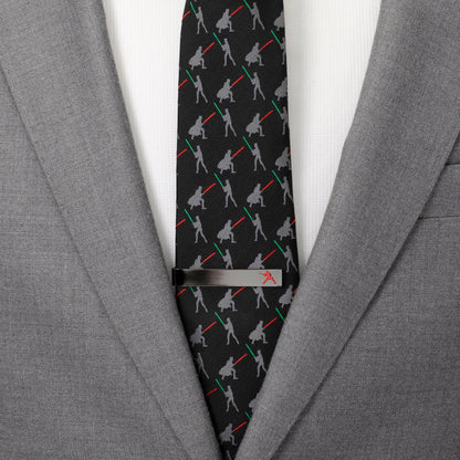 Star Wars Anakin Skywalker "You Underestimate My Powers" Hidden Message Black Tie Bar - My Men's Shop